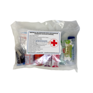 Kit de material de curación para botiquín primeros auxilios tipo A. básico