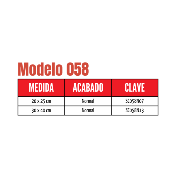 Modelo 058 - Imagen 2