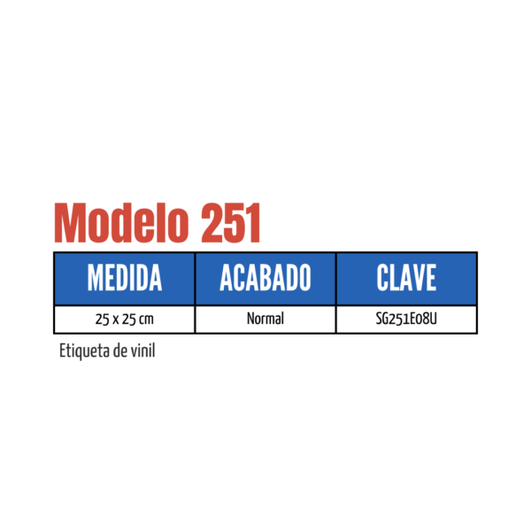 Modelo 251 - Imagen 2