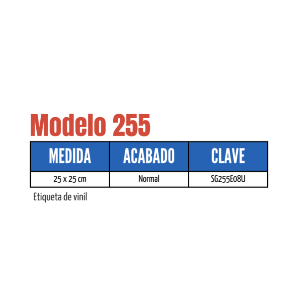 Modelo 255 - Imagen 2